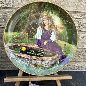 Kaiser Porcelain Plate 1983 The Frog King Gerda Neubacher Fairy Tale Plate